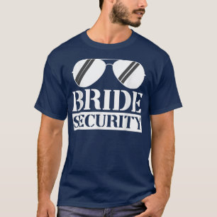 T-shirt Bride Sécurité Verre Tet Design Garçon Fille Famil