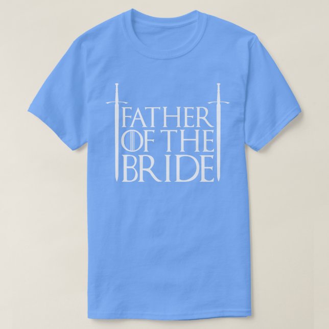 T-shirt Brides Father Wedding Bridal Shower Party Labeled  (Design devant)