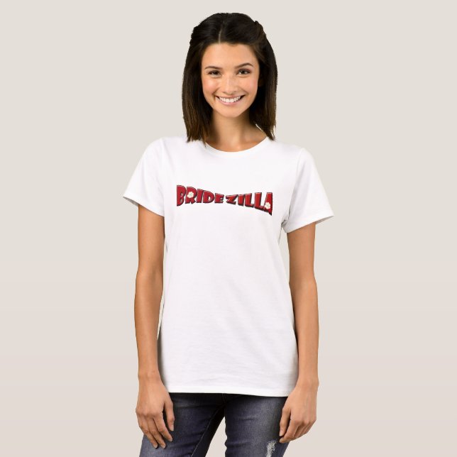 T-shirt Bridezilla 3D (Devant entier)