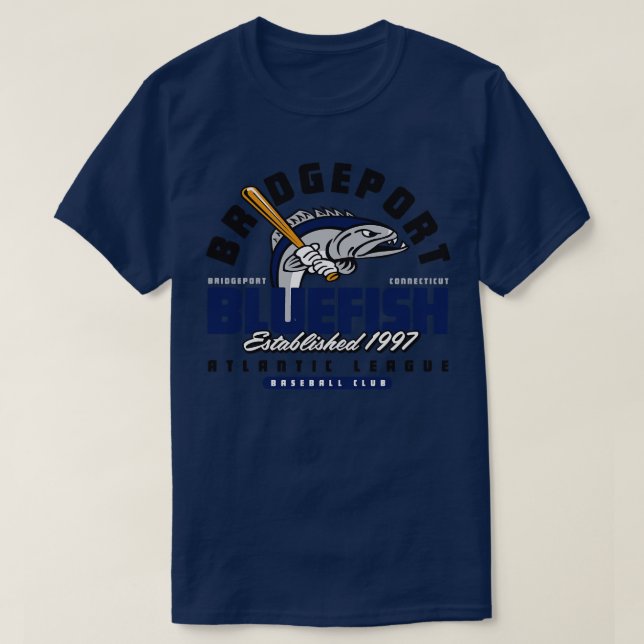 T-shirt Bridgeport Bluefish (Design devant)