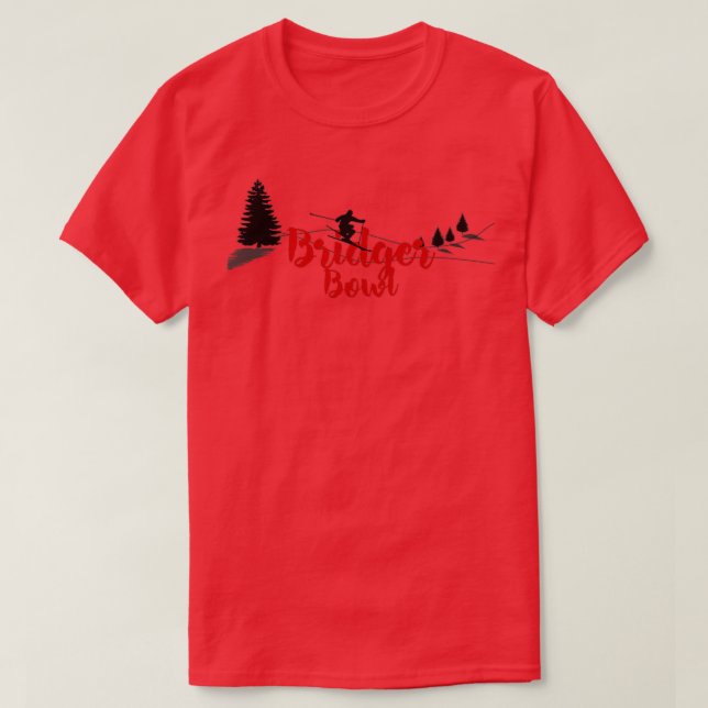 T-shirt Bridger Bowl Ski Long (Design devant)