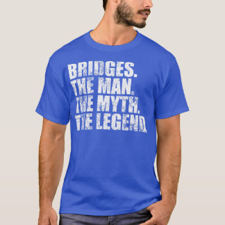 T-shirt BridgesBridges Nom de famille Bridges nom de famil