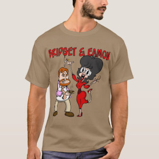 T-shirt Bridget and Eamon RTE Irishelevision Cartoon Chara