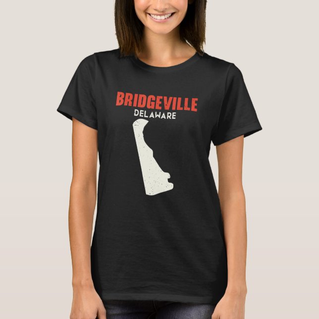 T-shirt Bridgeville Delaware USA State America Travel Dela (Devant)