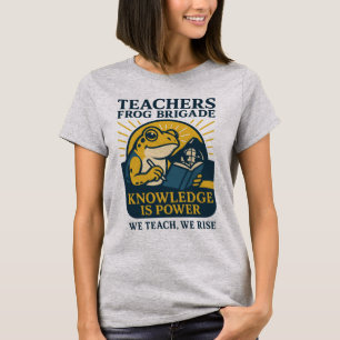 T-shirt Brigade de grenouilles des enseignants - La connai