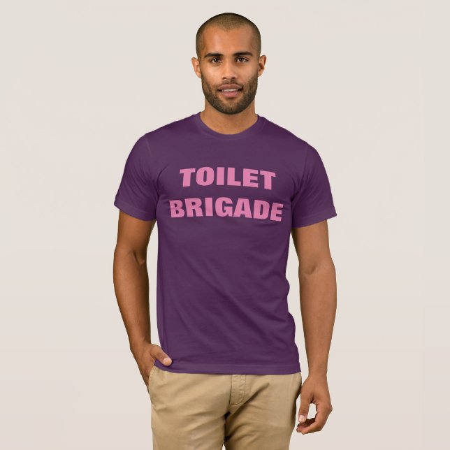 T-SHIRT BRIGADE TOILET (Devant entier)