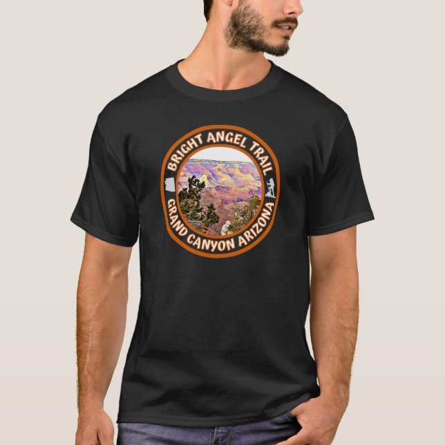 T-shirt Bright Angel Trail Grand Canyon Arizona Oversized (Devant)