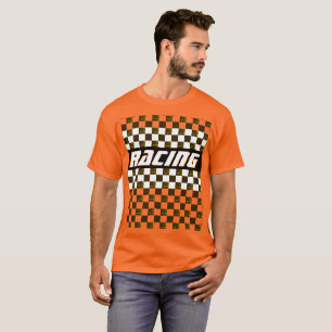 T-shirt Bright Orange Racing