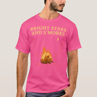 T-shirt Bright Stars And S'Mores Camping Amis Camper Bu