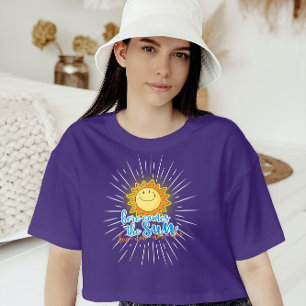 T-shirt Bright Sun Tee : Radiate Positivity