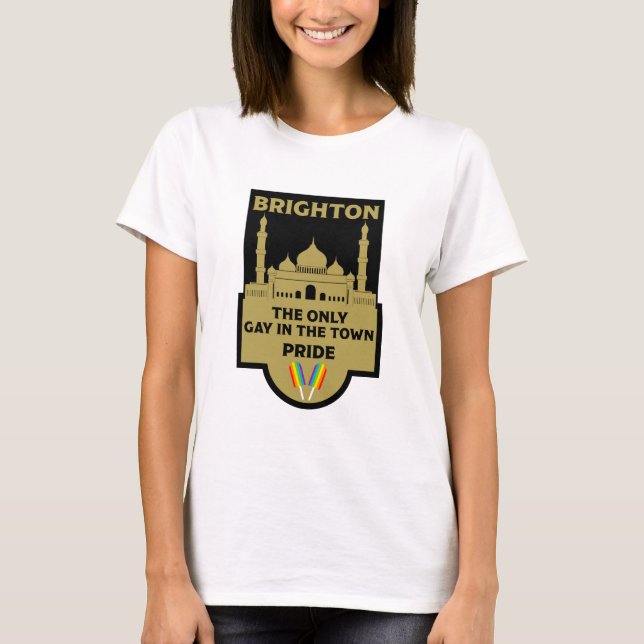 T-shirt Brighton Gay pride - Brighton England LGBT - (Devant)