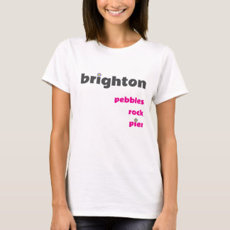 T-shirt Brighton Pebbles Rock Pier W Tee