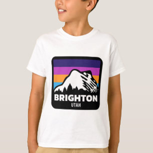 T-shirt Brighton Utah Ski Snowboard Famille Ski Trip