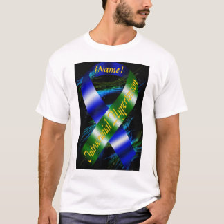 T-shirt brillant de ruban d'IH
