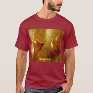T-shirt Brille Sur Moi Berger Allemand Noir Tan Deux Vues