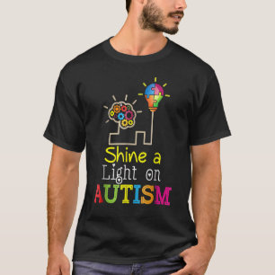 T-shirt Briller Une Lumière Sur L'Autisme Puzzle Autisme P