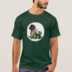 T-shirt Brindle de shamrock de chiot de mastiff