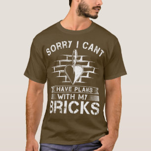 T-shirt Briques Mason Cadeau brique