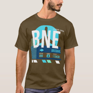 T-shirt Brisbane BNE Code de l'aéroport Bbagages