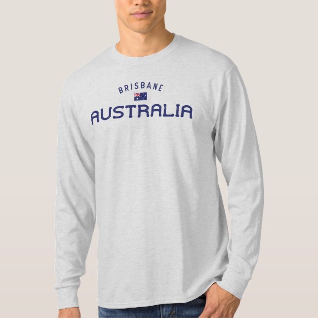 T-shirt Brisbane en détresse Australie (Devant)