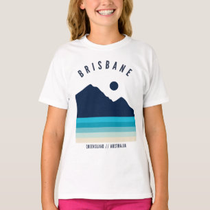 T-shirt Brisbane Queensland Australie Rétro Vintage Plage