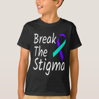 T-shirt Briser La Stigma Prévention Suicide Ribbon Sensien