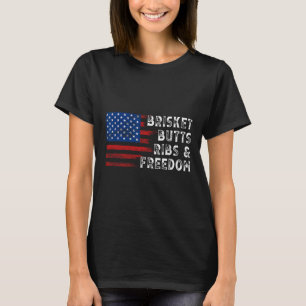T-shirt Brisket Buttes Ribs Et Freedom Steak Cuisine Boeuf