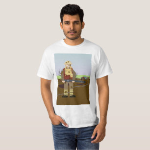 T-shirt britannique d'artilleur de 2# Lewis