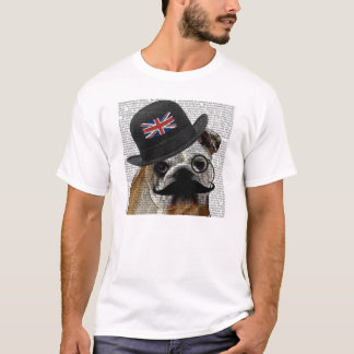 T-shirt britannique de bouledogue