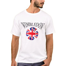 T-shirt BRITANNIQUE de drapeau de tennis de