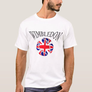T-shirt BRITANNIQUE de drapeau de tennis de
