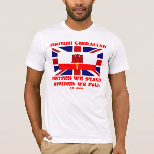 T-shirt britannique du Gibraltar