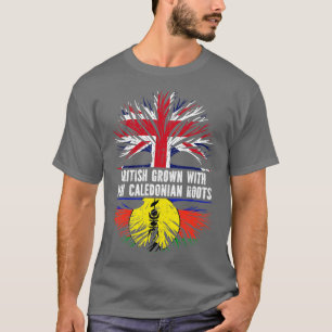 T-shirt Britanniques cultivés avec des racines néo-calédon