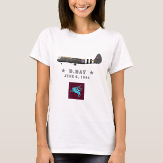 T-shirt British 6th Airborne Horsa 2ÈME GUERRE MONDIALE D 