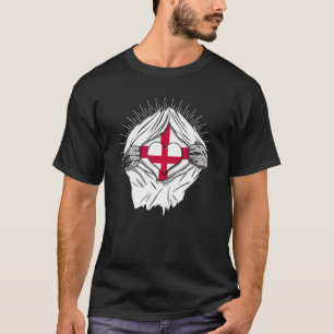 T-shirt British flags home of England