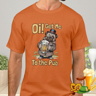 T-shirt British Gentleman Carlin London Pub Amoureux des c
