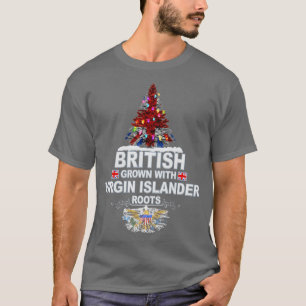 T-shirt British Grosse avec Virgin Islander Roots cadeau p