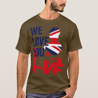 T-shirt British Queens Platinum Jubilee