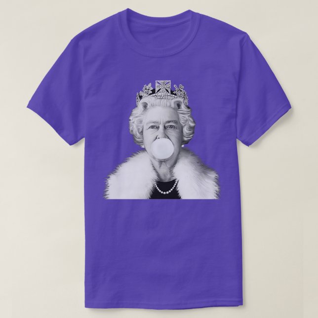 T-shirt British Queens Platinum Jubilee (Design devant)