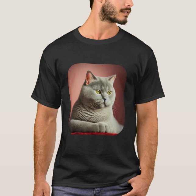 T-shirt British Shorthair Cat 5 (Devant)