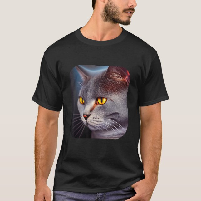 T-shirt British Shorthair Cat 7 (Devant)