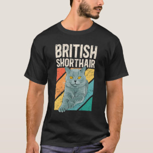 T-shirt British Shorthair Cats Propriétaire de chats Briti