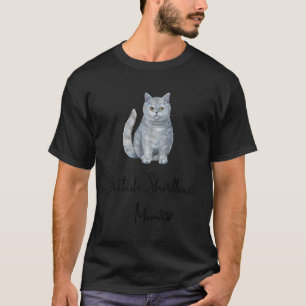 T-shirt British Shorthair Maman mignonne Chat Mère Kitten