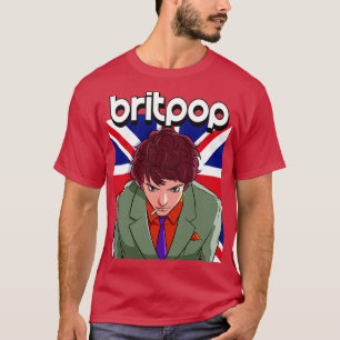 T-shirt Britpop Mod Suit 90s Rock Guitar Les amateurs de m
