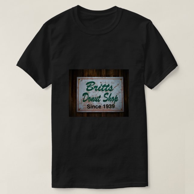 T-shirt Britt's Donut Shop Sign 1 Classic (Design devant)