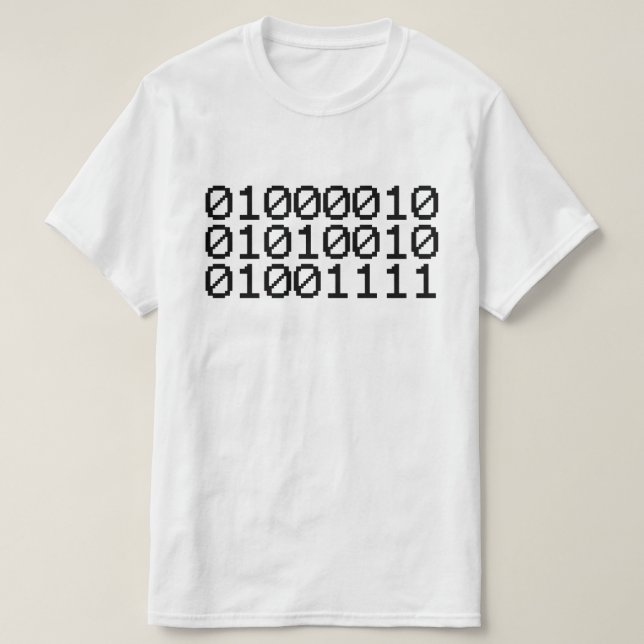 T-SHIRT BRO BINAIRE (Design devant)