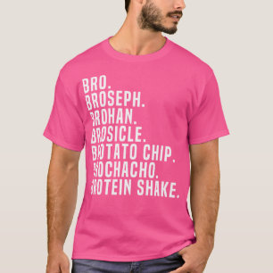 T-shirt Bro Broseph Broham Gym Entraînement Musculation Fi