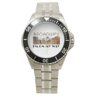 T-SHIRT Broadway-Stern Armbanduhr