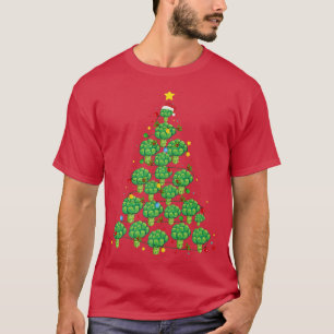 T-shirt Broccoli Christmas Tree Funny Broccoli Lover Xmas