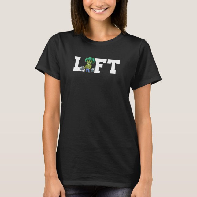 T-shirt Broccoli Gym Weight Training Lift Deadlift (Devant)